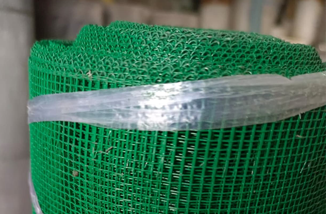 Green pvc mosquito jali